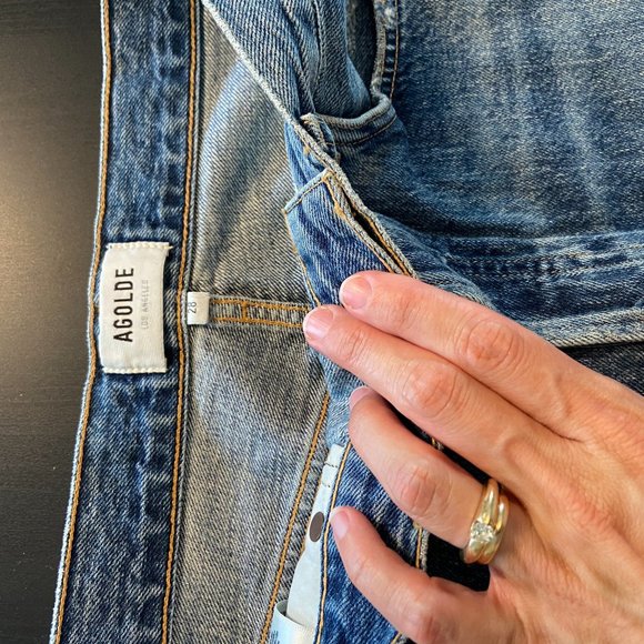 Agolde Riley High Rise Straight Crop Jean - Picture 3 of 4